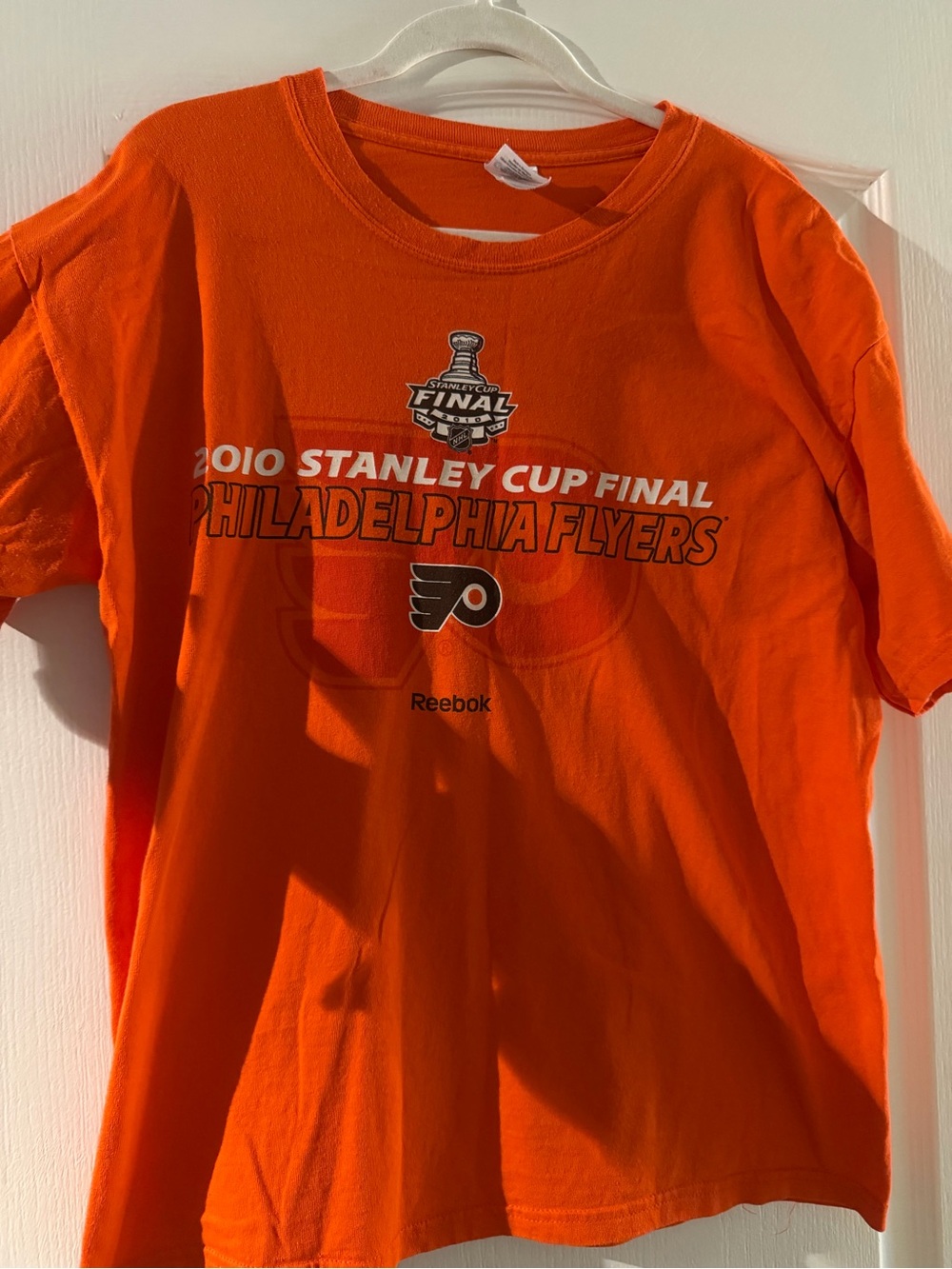 Reebok 2010 philadelphia flyers stanley cup final tshirt